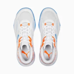 Solarcourt RCT Padel Shoes PUMA White-PUMA Black-Team Light Blue -Puma Shop Solarcourt RCT Padel Shoes 17