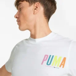 Sportswear By PUMA Graphic Men's Tee Puma White -Puma Shop Sportswear by PUMA Graphic Mens Tee 3