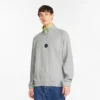 Sportswear By PUMA Half-Zip Men's Jacket Light Gray Heather
