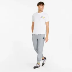 Sportswear By PUMA Men's Track Pants Light Gray Heather -Puma Shop Sportswear by PUMA Mens Track Pants 2