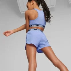 Puma Strong Big Kids' Woven Shorts Elektro Purple -Puma Shop Strong Big Kids Woven Shorts 8