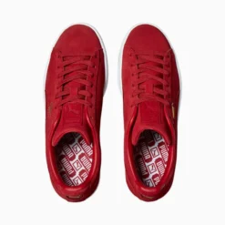 Suede Classic Tones Men's Sneakers Tango Red -Puma Team Gold -Puma Shop Suede Classic Tones Mens Sneakers 5