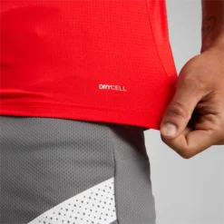 Switzerland Soccer Men's Prematch Jersey Puma Red-Smoked Pearl -Puma Shop Switzerland Soccer Mens Prematch Jersey 1