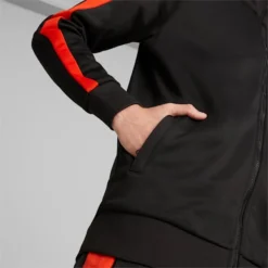 T7 ICONIC Men's Track Jacket PUMA Black-Royal Sapphire -Puma Shop T7 ICONIC Mens Track Jacket 3