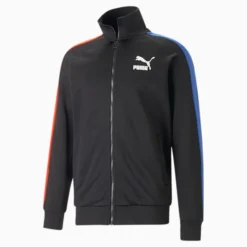 T7 ICONIC Men's Track Jacket PUMA Black-Royal Sapphire -Puma Shop T7 ICONIC Mens Track Jacket 5