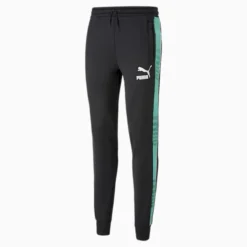 T7 Sport Men's Track Pants PUMA Black-Mint