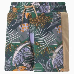 Puma T7 Vacay Queen Big Kids' Printed Shorts Dusty Tan -Puma Shop T7 Vacay Queen Big Kids Printed Shorts 10