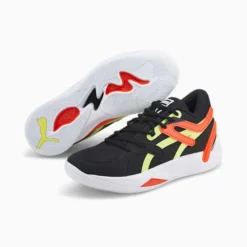 TRC Blaze Court Basketball Shoes Puma Black-Cherry Tomato -Puma Shop TRC Blaze Court Basketball Shoes 13