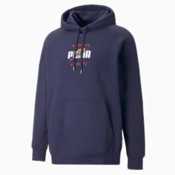 Track Meet Men's Hoodie PUMA Navy -Puma Shop Track Meet Mens Hoodie 5