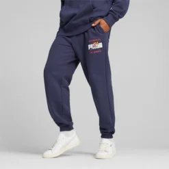 Track Meet Men's Sweatpants PUMA Navy