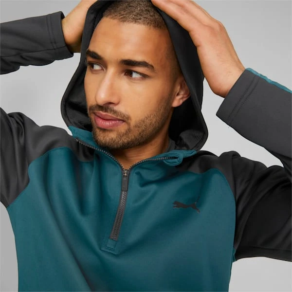 Train Off Season Men's Training Hoodie Varsity Green-Puma Black 1 Train Off Season Men's Training Hoodie Varsity Green-Puma Black