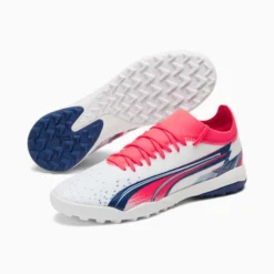 Ultra Match CP Soccer Cleats PUMA White-Blazing Blue-Sunblaze -Puma Shop Ultra Match CP Soccer Cleats 1