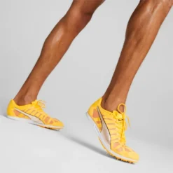 EvoSPEED Distance 10 Men's Track And Field Shoes Sun Stream-Metallic Silver-Puma Black -Puma Shop evoSPEED Distance 10 Mens Track and Field Shoes 2